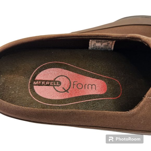 Women's Merrell Spire Slide Dark Brown Size 6.5 Q Form Air Cushion Heel EUC - Picture 8 of 10